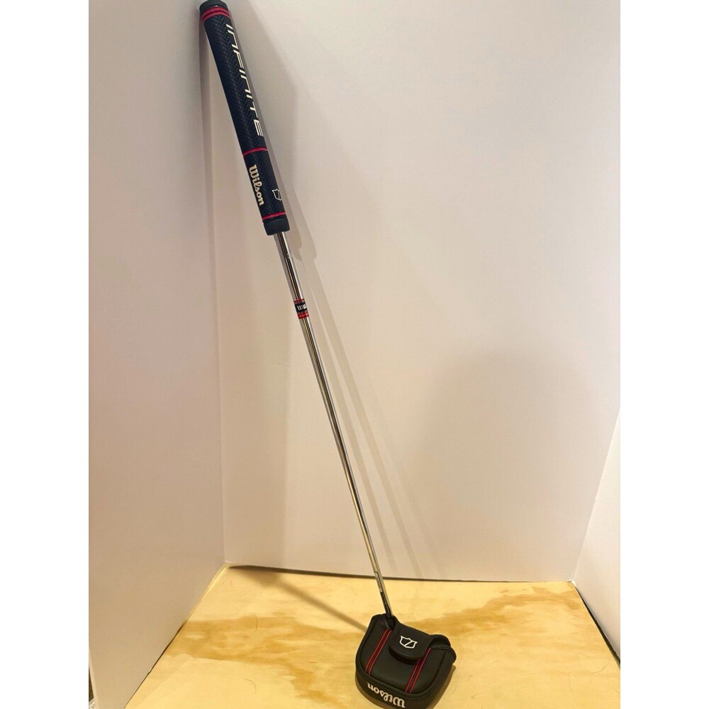 Wilson Infinite "The L" Right-Hand Mallet Putter 34" Steel Shaft +Cover